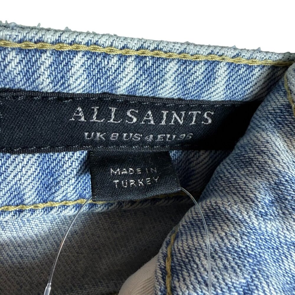 All Saints Denim Mini Skirt, NWT, US 4 - Picture 3 of 7